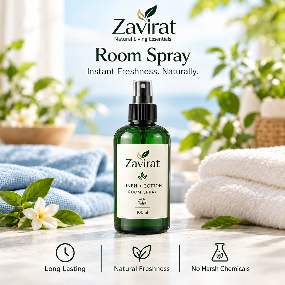 Zavirat Linen & Cotton Room Spray